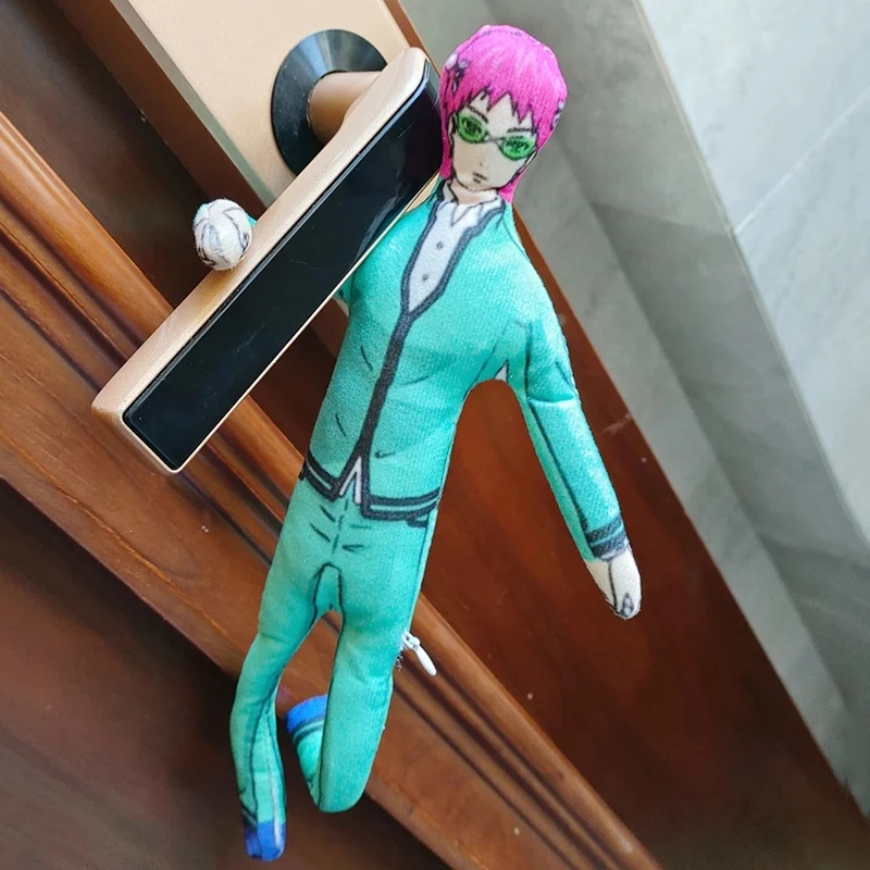 Anime The Disastrous Life of Saiki K. Saiki Kusuo Cosplay Plush Dolls Unisex Funny Stuffed Dolls Ornament Gifts Accessories