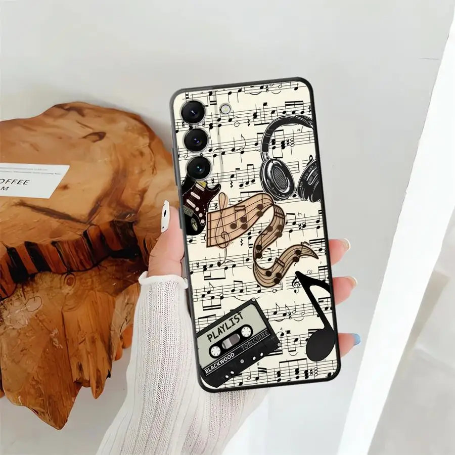 Minimalist Piano Phone Cover Case for Samsung Galaxy A57 A52 A36 A06 A37 A25 A16 A15 A05 A53 A17 A23 A73 A51 A55 A50 A70 A13 A12