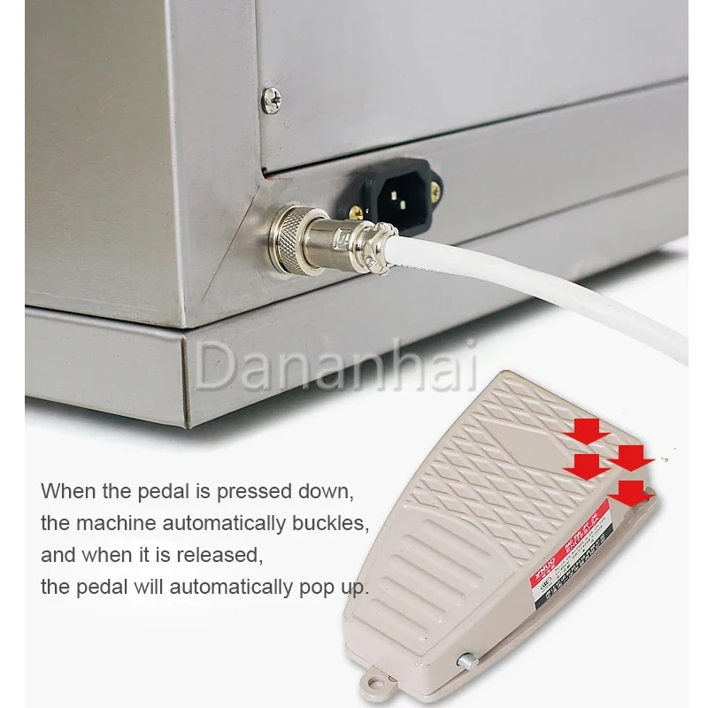 Popular Sausage Casing Strapping Machine/Commercial Automatic Shopping Bag Sealing Machine view 4