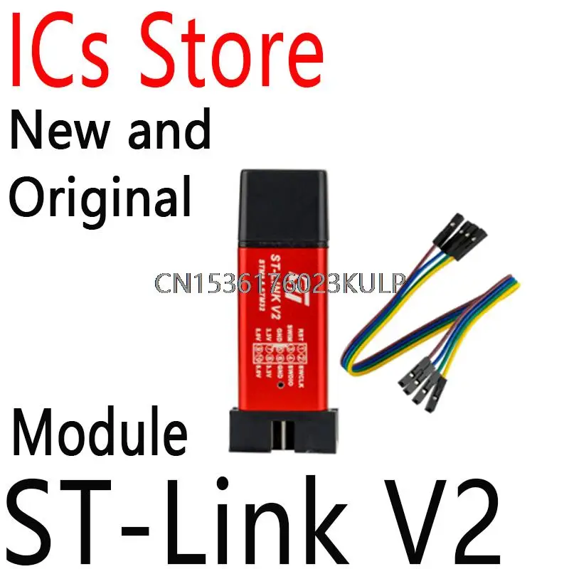 1PCS New And Original Mini STM8 Symulator STM32 Pobierz Programowanie Programatora Z Pokrywą Kabel DuPont Module ST-Link V2