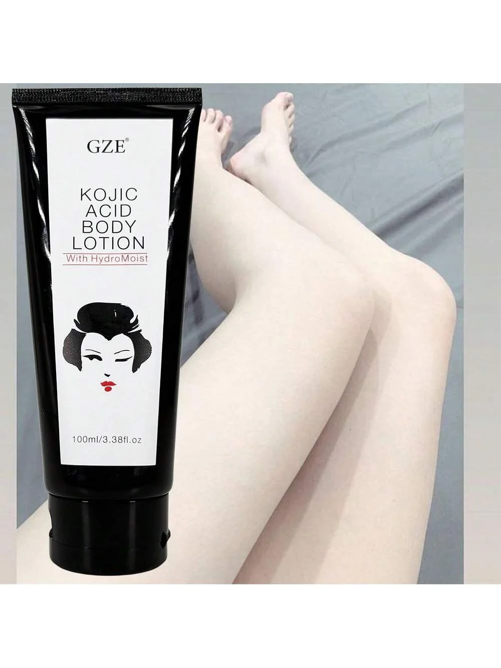 لوشن الجسم بحمض الكوجيك GZE مع حمض الكوجيك والنياسيناميد كريم ترطيب الوجه والجسم مناسب لجميع أنواع البشرة