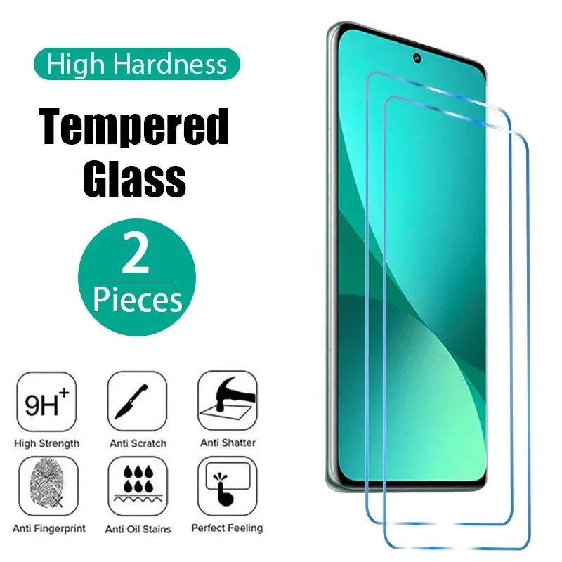 2PCS Screen Protector for Xiaomi Mi 12T 11 10 9 8 A2 Pro Lite 5G NE Tempered Glass for Xiaomi 12T 11T 10T Pro 5G 9T 11i A3 Glass