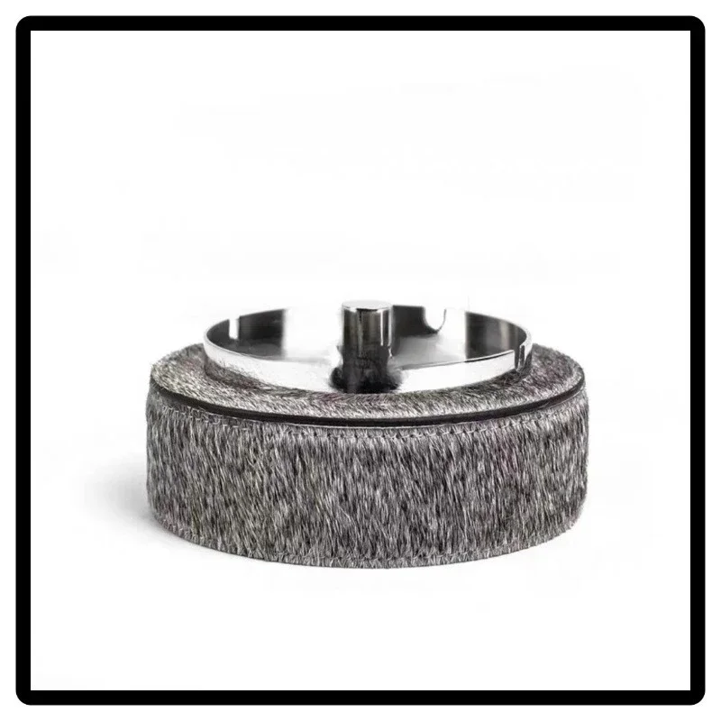 Horse hair leather ashtray metal club home furnishing hotel sales office living room meeting ashtray
