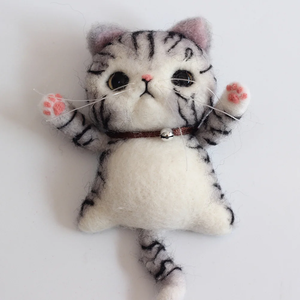 

1 Set Needle Felting Kits Wool Felt Diy Material Package Beginner Punch Embroidery Sets Handmade Craft Kit Kids Adults Wool