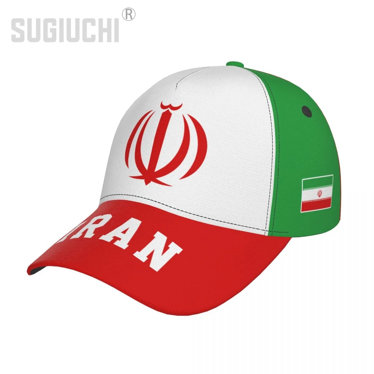 Unisex Iran Flag Iranian Adult Baseball Cap Patriotic Hat for Baseball Soccer Fans Men Women