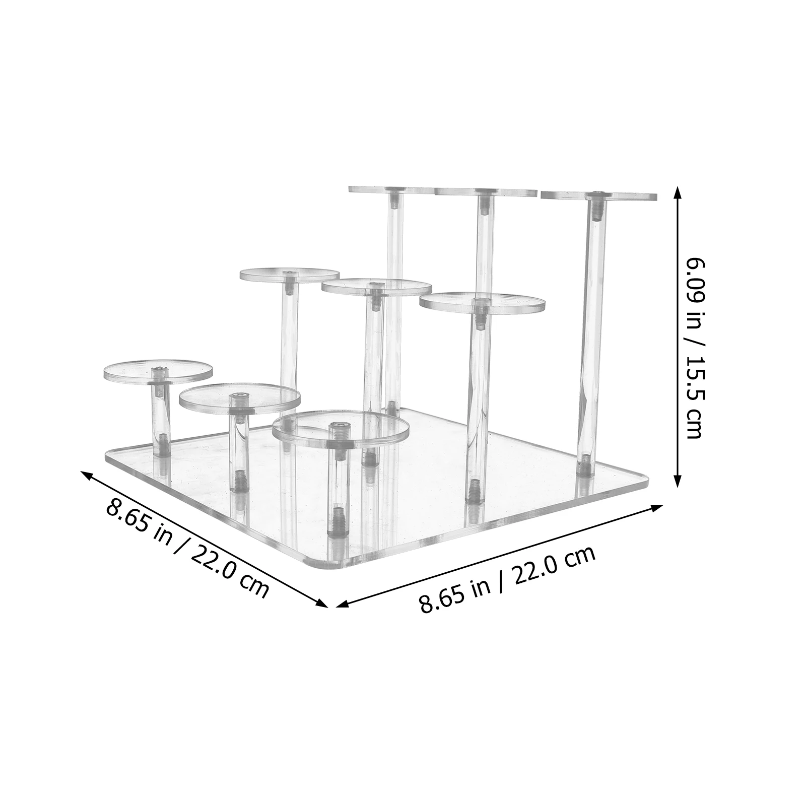 

Acrylic Storage Organizer Display Rack Desktop Organizer Stand For Makeup Lipstick Brush Storage Rack Holder