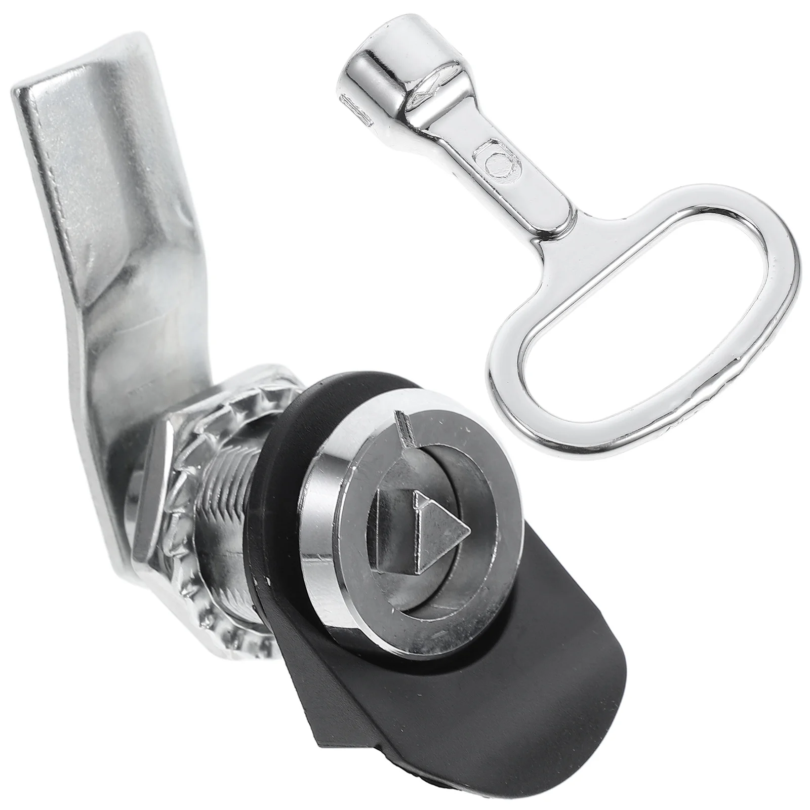 Cilindro para portas de armário, fechadura triangular de liga de zinco, substituição de fechadura tubular resistente para armários de metal elétricos