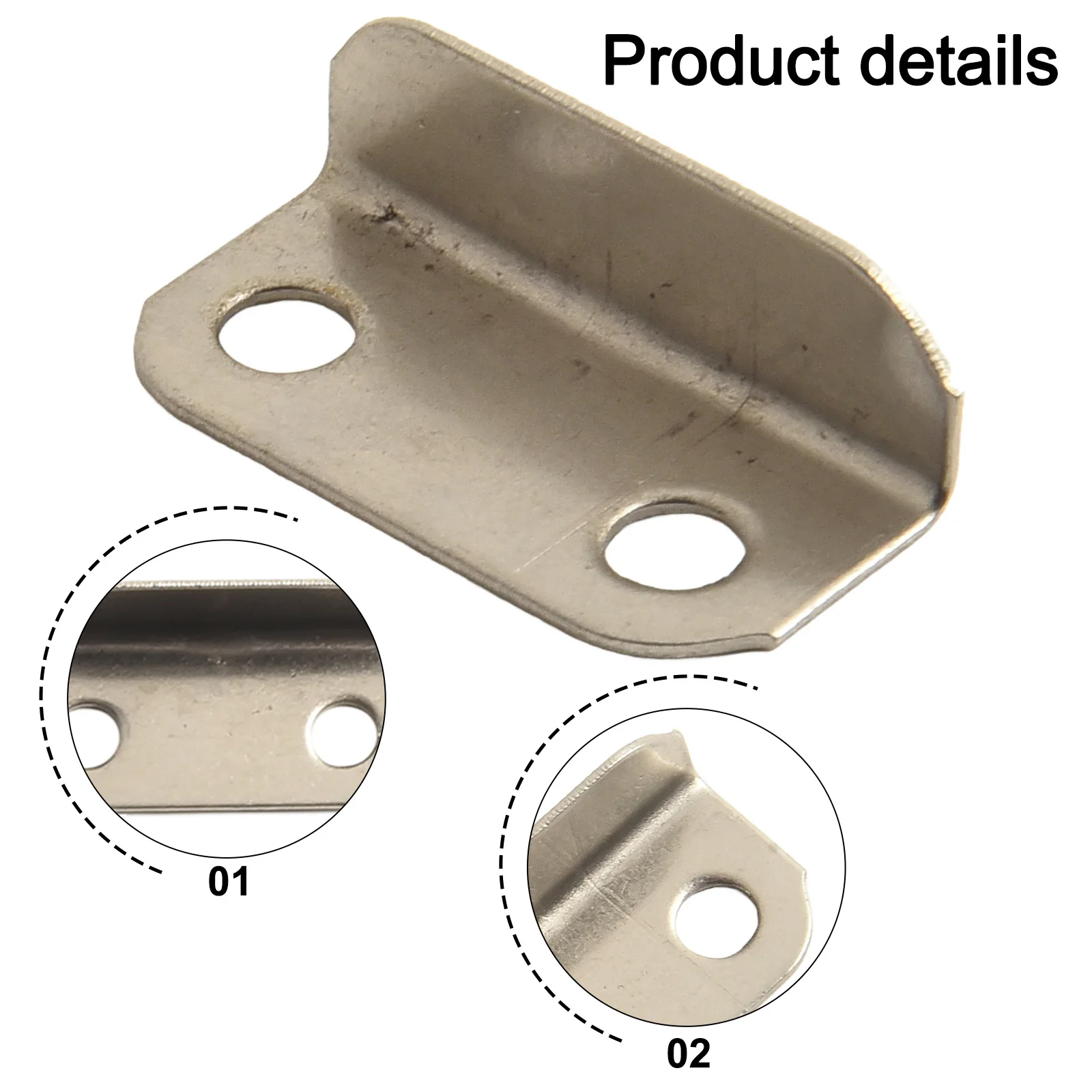 Hardware Drawer Strike Plate Tools Drawer Lock Strike Plate Home/Office Metal Replacement Silver Tone Practical