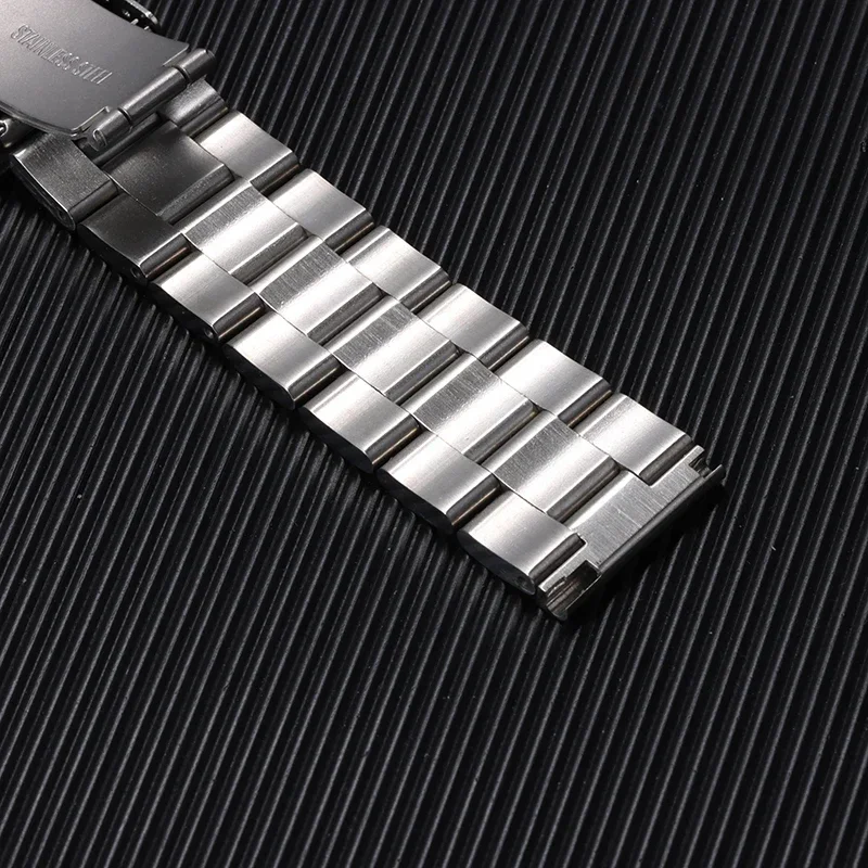 18mm 20mm 22mm 24mm 26mm Stainless Steel Watch Band for Seiko SKX007 SKX009 Replacement Quick Release Wrist Band Metal Bracelet