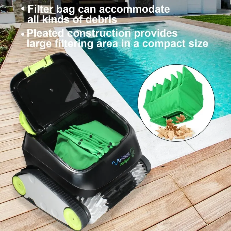 731-i Automatic Pool Robot Wall Climber for Medium to Large In Ground Pools