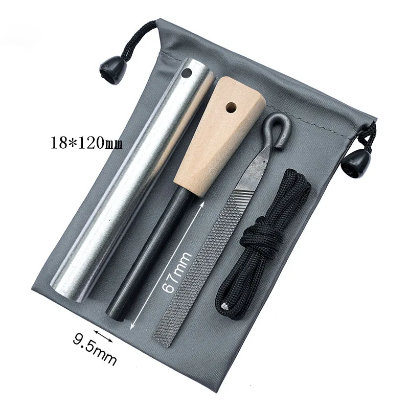 Varilla de fuego de emergencia impermeable para exteriores, práctica fuente de fuego de supervivencia para acampar, equipo EDC de supervivencia en el desierto