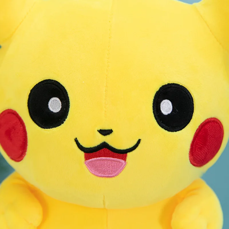 Brinquedo de pelúcia Pokémon Pikachu, Smiley Kawaii, riso, anime recheado, bonecas gigantes, travesseiro macio, decoração do quarto, prenda de estudante para criança, 35-75cm