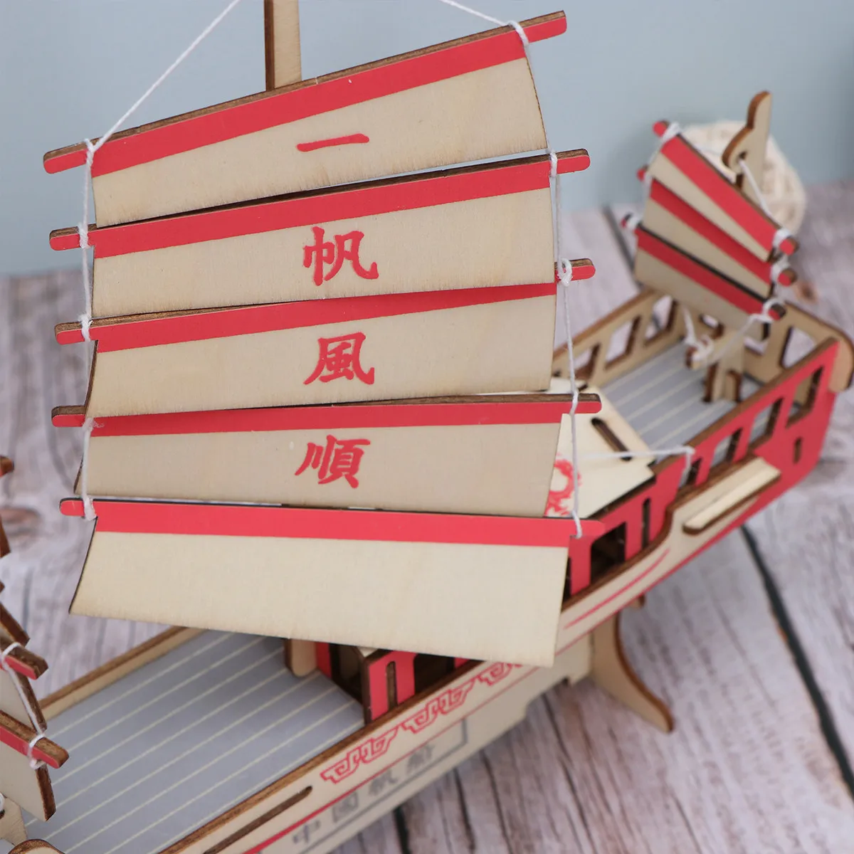 Educational Woodcraft Toys Model Assembly Kits for Kids Brain Teaser Puzzles Children Boats DIY