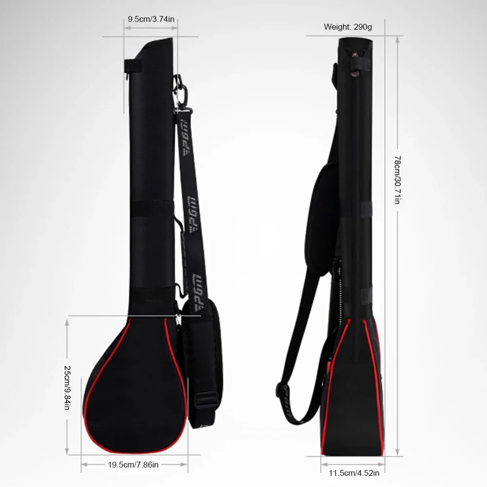 折りたたみ式ゴルフガンバッグ ソフトラバーハンドル クラブ3本収納可能 ゴルフスタンドキャリーバッグ ジッパー付き ソフトゴルフクラブバッグ 男女兼用