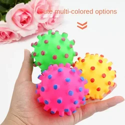 Spike Ball Sounding Toy Dogs Molar Teeth Cleaning Small Spike Ball Pet Dog Toys Bite-Resistant Toys Puppy Toy Dog Chew Toys