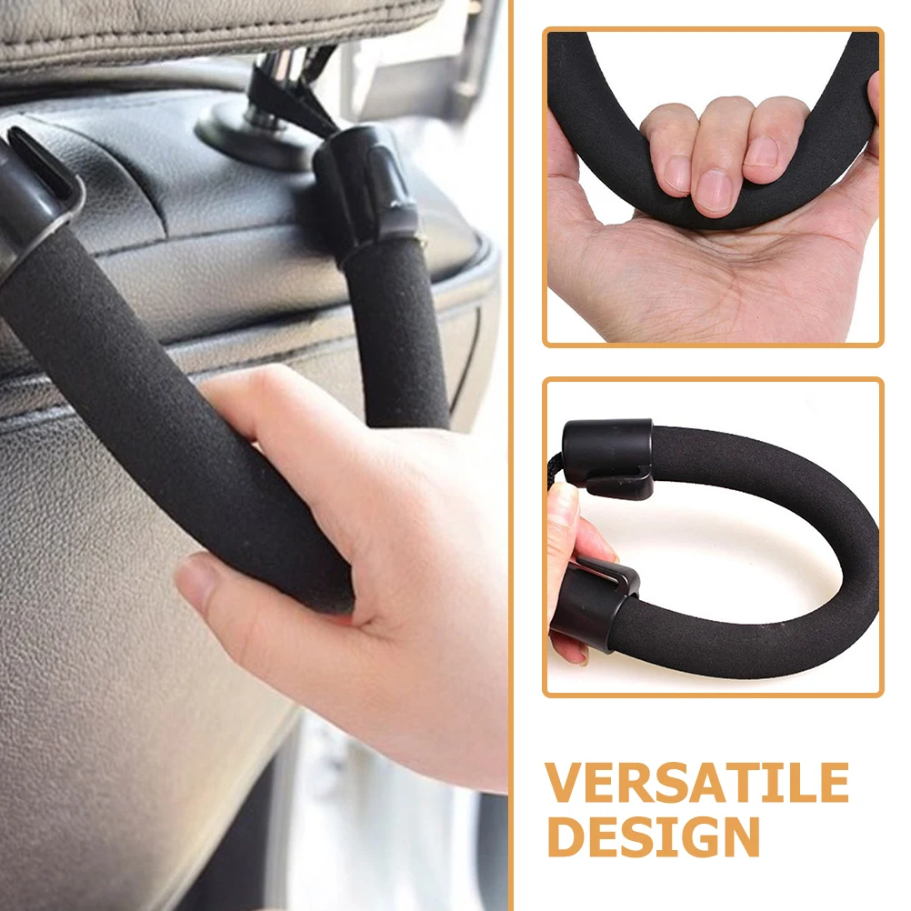 

2Pcs Back Armrest Car Support Handle Grab Handle Support Assist Headrest Elderly Disabled Car Accessory Vehicle Parts