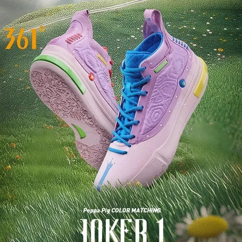 361 graus coringa 1 tênis de basquete masculino novo couro respirável absorção de choque antiderrapante resistente ao desgaste tênis masculinos 672511104 F F F