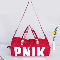 Nueva bolsa de viaje, bolsa deportiva, bolsa de fitness para hombres y mujeres, bolso de hombro portátil impreso, bolso cruzado, almacenamiento de gran capacidad