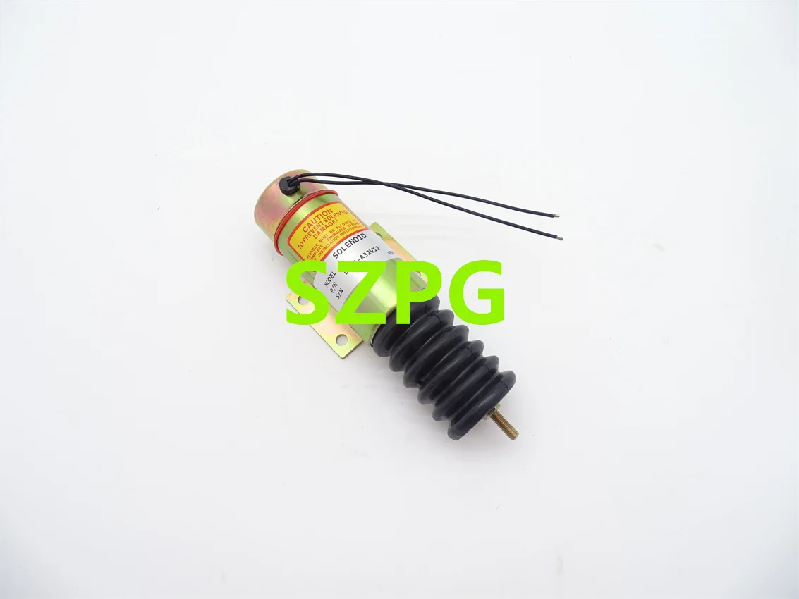 

A40P-12V Excavator Fuel Shut Off Solenoid for Trombetta D513-A32V12 D513A32V12