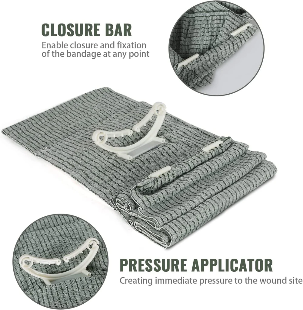 Kit Trauma fasciatura israeliana fasciatura di compressione di emergenza laccio emostatico medicazione medica fasciatura in rotolo Sterile pronto soccorso caldo