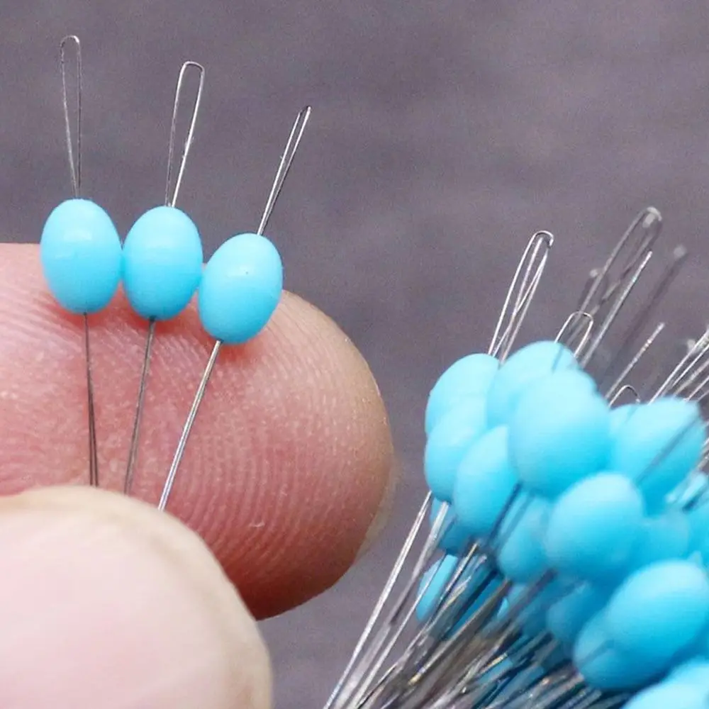 200 قطعة من ملحقات أدوات صيد الأسماك، سدادة بوبر، مستلزمات صيد الأسماك، فاصوليا مطاطية شفافة، فاصوليا الفضاء العائمة الناعمة #2