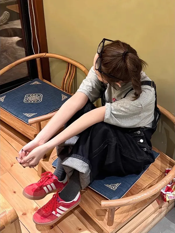 Summer New Women's Denim Overalls Loose Straight Casual Wide Leg Small Size High Waist Jeans Commute Sle Blue Color