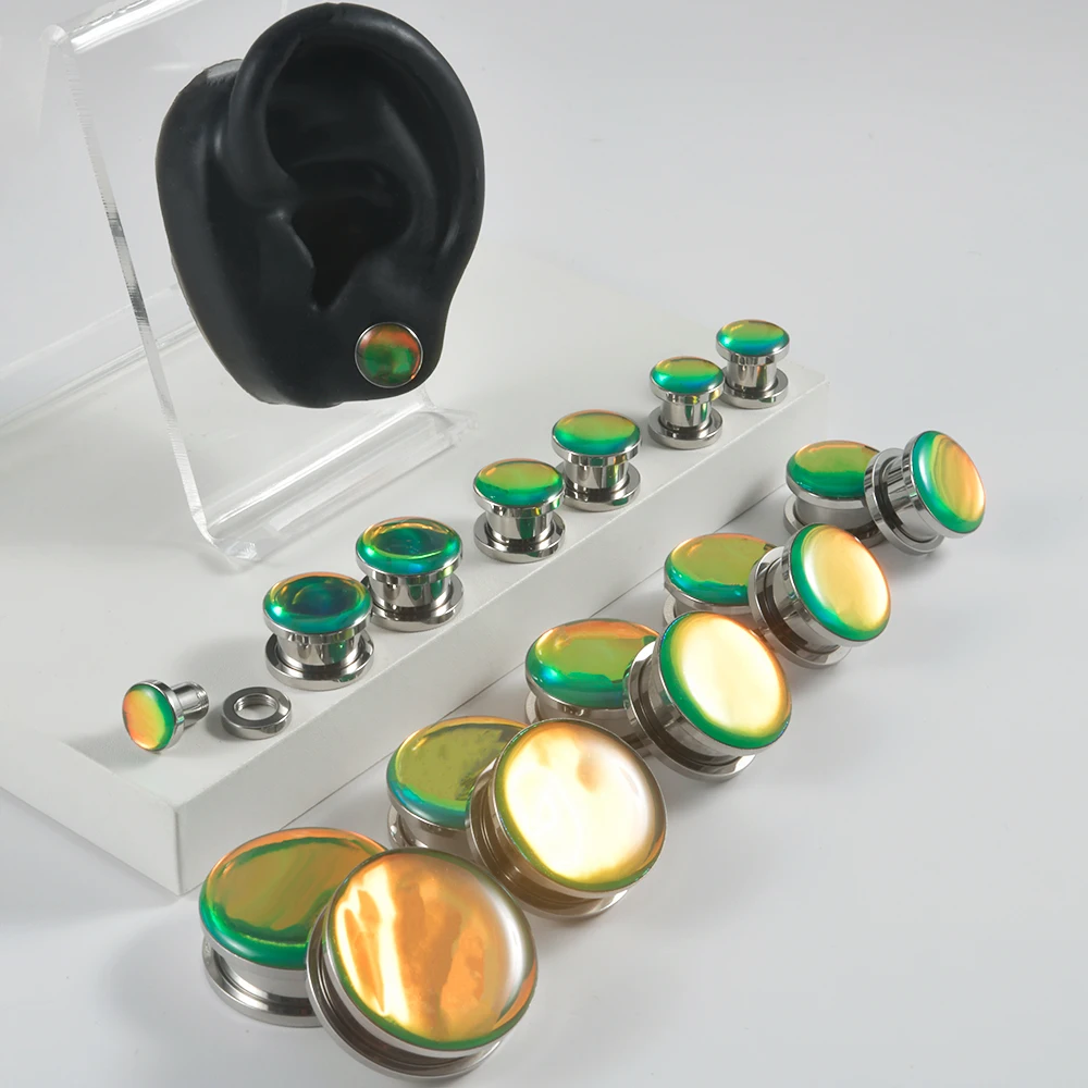 Bling Bling Flash Film Ear Plugs, 2pcs