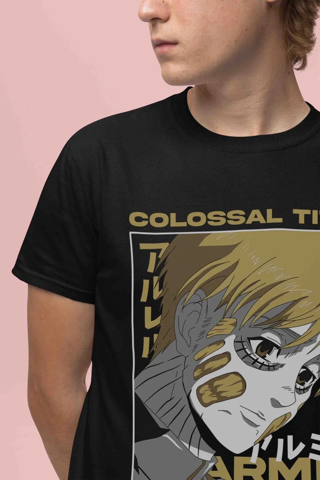 Attack On Titan Shirt Armin Colossal Tshirt AOT T-Shirt Anime Unisex Graphic Tee