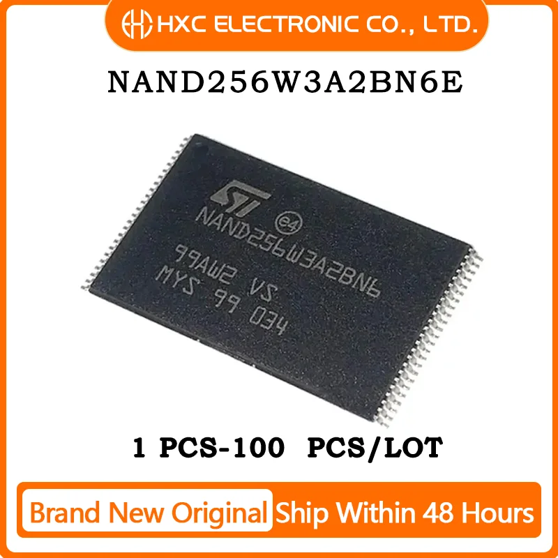 

1PCS/10PCS/50PCS/100PCS NAND256W3A2BN6E TSOP48 Brand New Original IC Chip