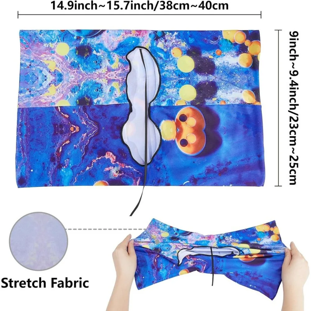 Cloth Book Covers Stretch Paperback Book Cover Flower Notebook Wraps Reusable Washable Elastic Protector for Office Hardcover