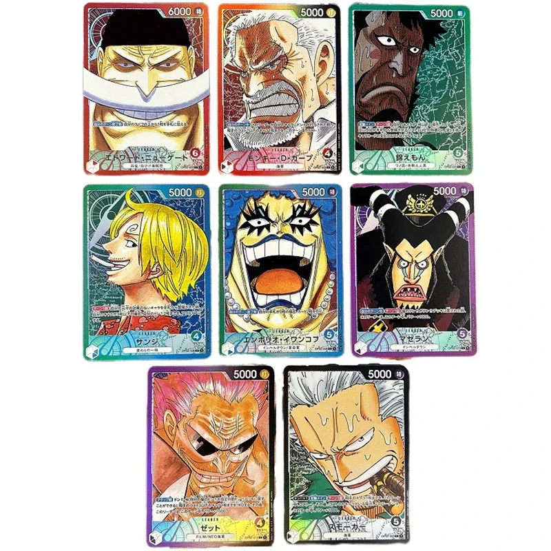 48 sztuk/zestaw jednoczęściowa replika OP01 OP02 TCG Luffy Shanks Roronoa Zoro Nami Ace japońska wersja gry karty kolekcja Anime