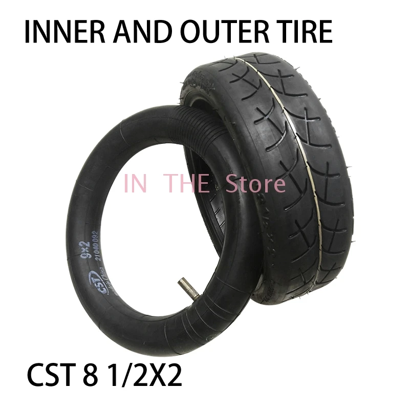 8 Inch .5x2. 50 / 75-6.1  1  2x2 tire for Xiaomi MIGA m365 electric scooter  shock absorber rubber