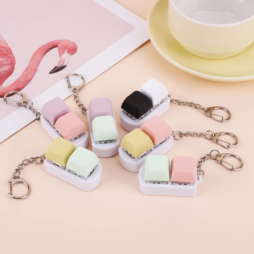 Keyboard Fidget Toy Stress Relief Anti Anxiety Button Press Spinner for Kids Adults Popular Desk Accessories for Relaxation