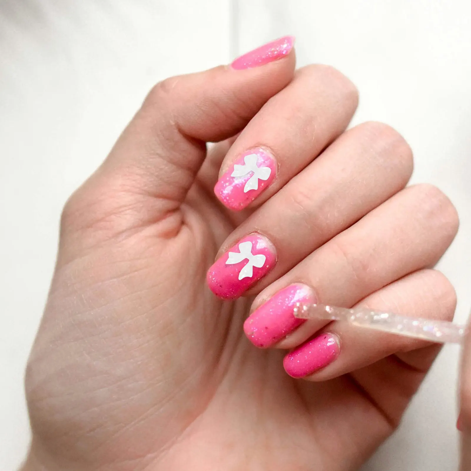 200Pcs Bow Nail Charms Exquisite Nail Art Decorations Tiny Manicure Charms for Women Nails Fake Tips Manicure Decoration