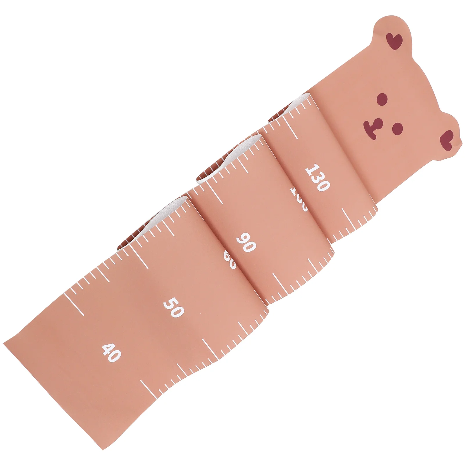 Grafico di crescita dell'altezza del tessuto impermeabile Adesivo da parete Decorazione della stanza della scuola materna Peel Stick Decalcomania del righello di misura rimovibile