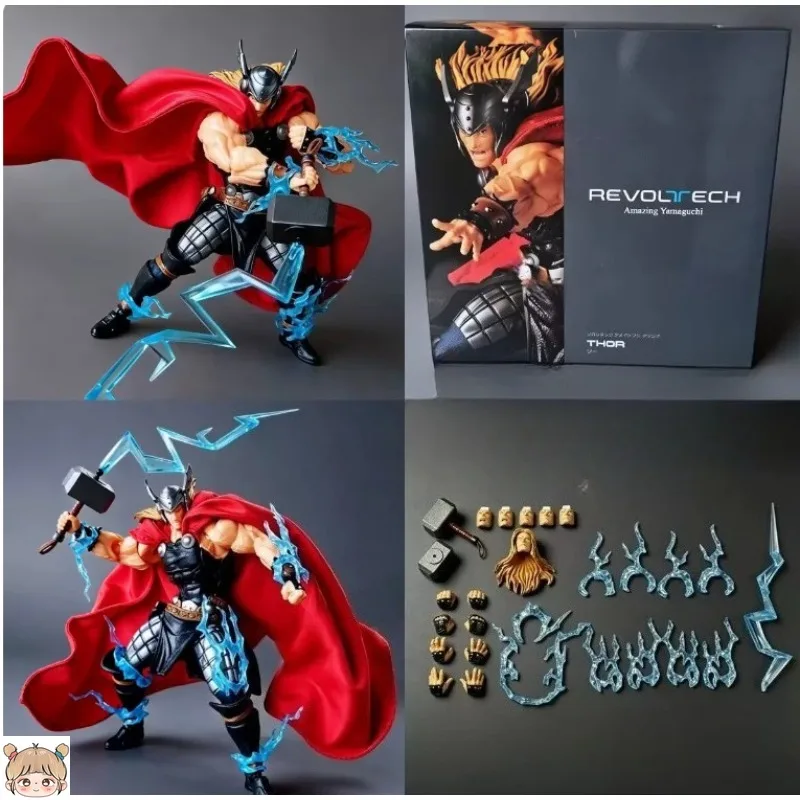 

AC Toys Thor The First Batch Thor Kaiyodo Amazing Yamaguchi Revoltech Thor Anime Action Figure Action Figures Toys Gift