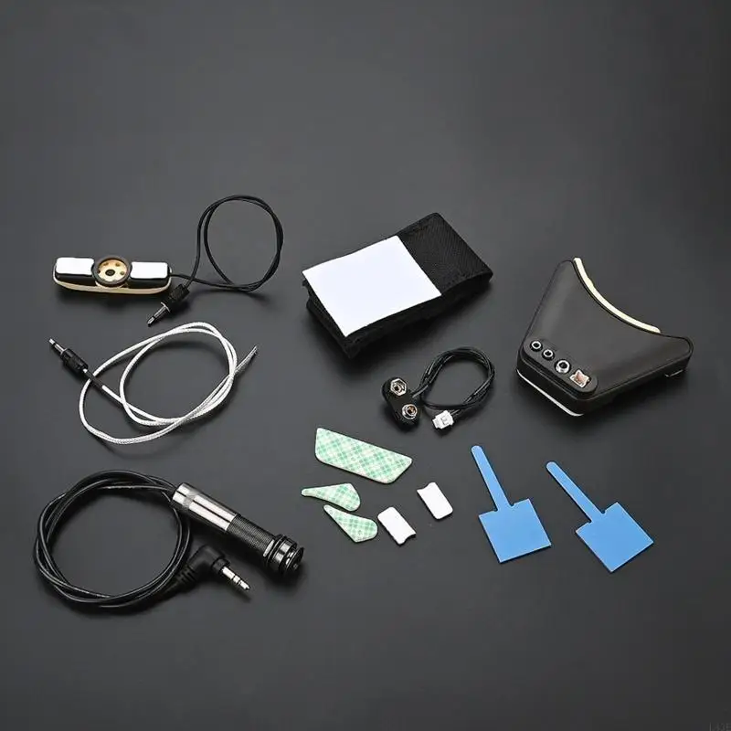 Acoustic Guitar Microphone Sound Hole Equalizers Piezo Pickup  Easy Installation 
