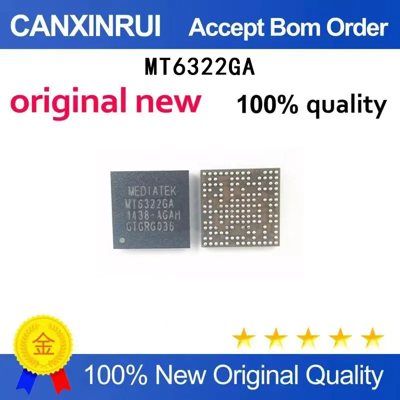 

(5-100 Pieces) Brand new original MT6322GA BGA power IC spot chip