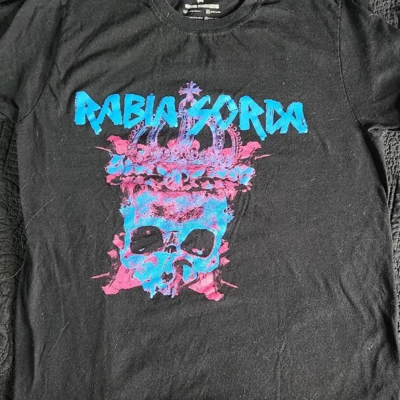 Rabia Sorda Tour Camisa Oficial Merch Sz M Hocico Industrial Skinny Puppy Música
