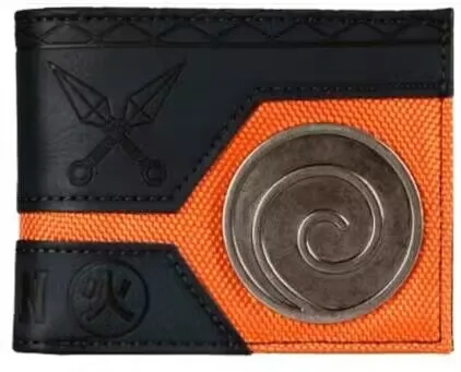 Короткий кошелек из искусственной кожи в стиле аниме Наруто Акацуки для мужчин - Саске, подарок с дизайном четвертого Хокаге