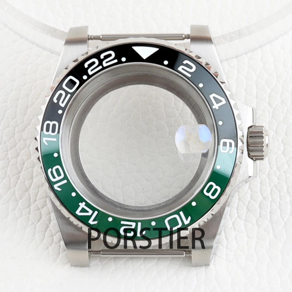 40mm Watch Case for Submariner GMT Yacht-master NH34 NH35 NH36 movement 28.5mm Dial Stainless steel Sapphire Glass High Quality