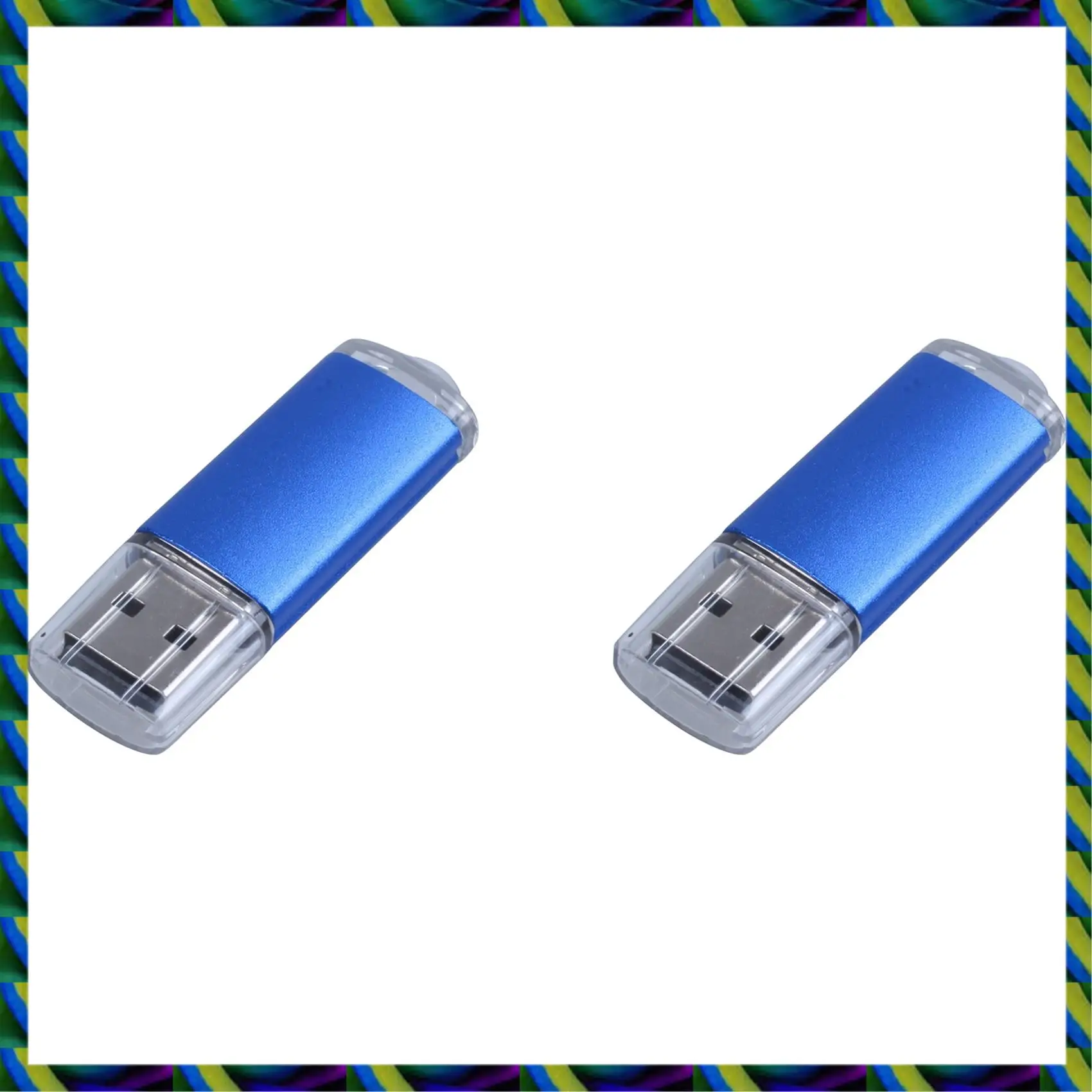 Harian 2X 256 MB USB 2.0 Flash U Disk Biru