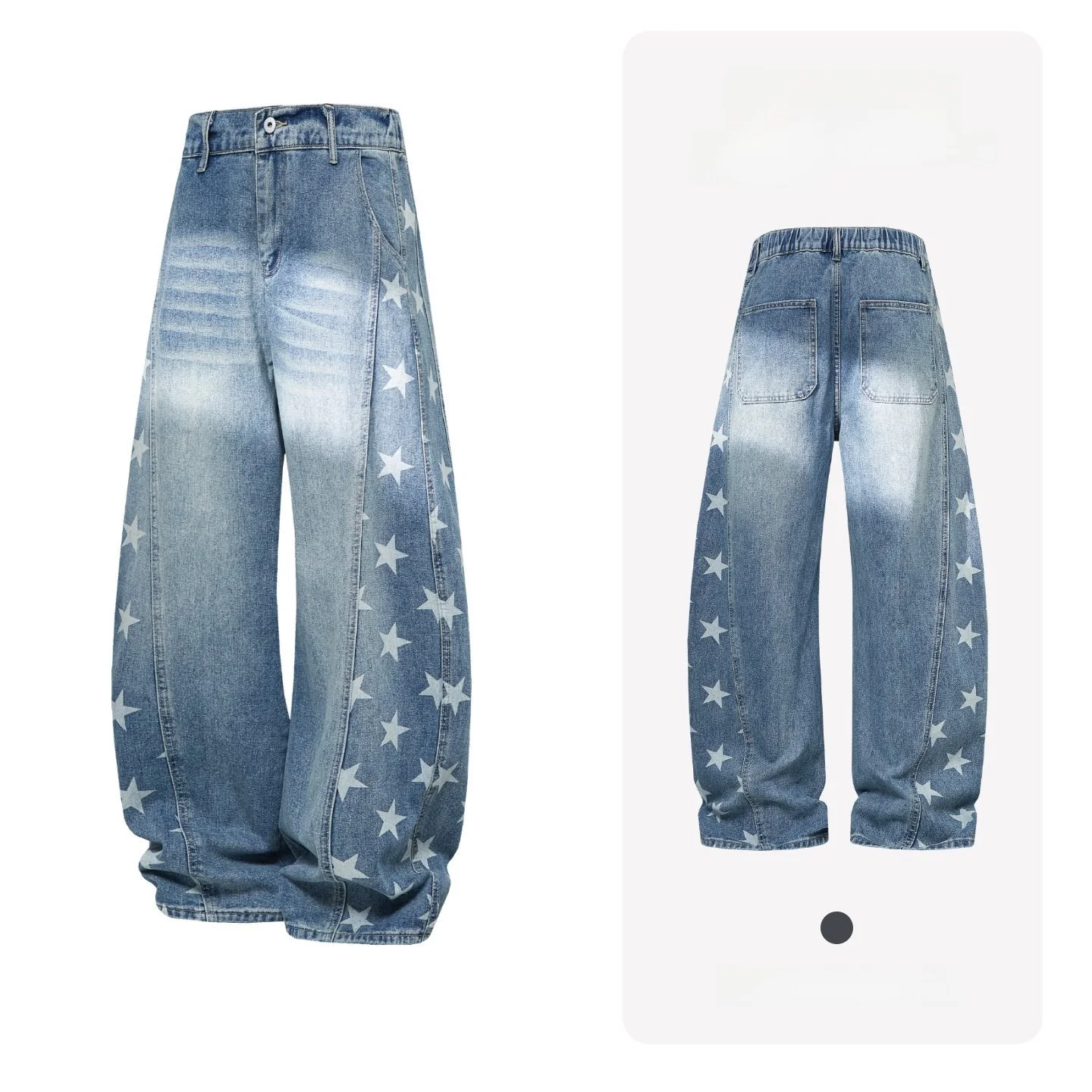 

Мужские джинсы свободного прямого кроя Cleanfit, повседневные, со средней посадкой, из денима, стандартный крой, для подростков, весенний сезон, производство Китай