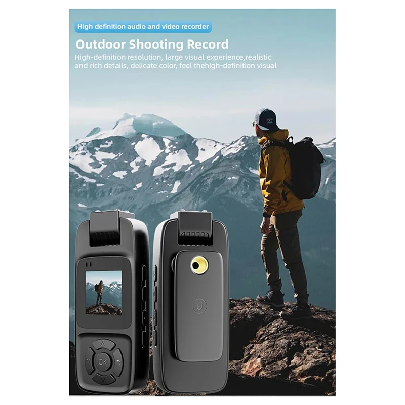 FFYY-HD Action Camera Portable Digital Video Recorder 4K Handheld Video Recorder Cycling Recorder