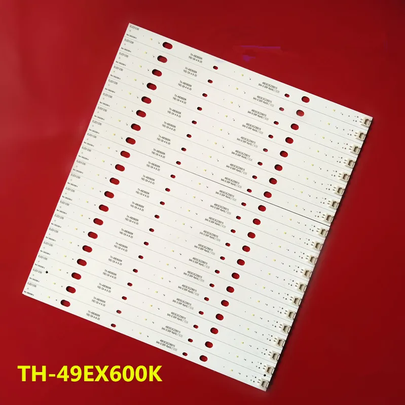 

LED Backlight Strips 3LED For Panasonic TNP4G622-1 TH-49EX600H TH-49EX600K TX-49EX600E TX-49EX633E 3LED 260MM 3V 100%NEW