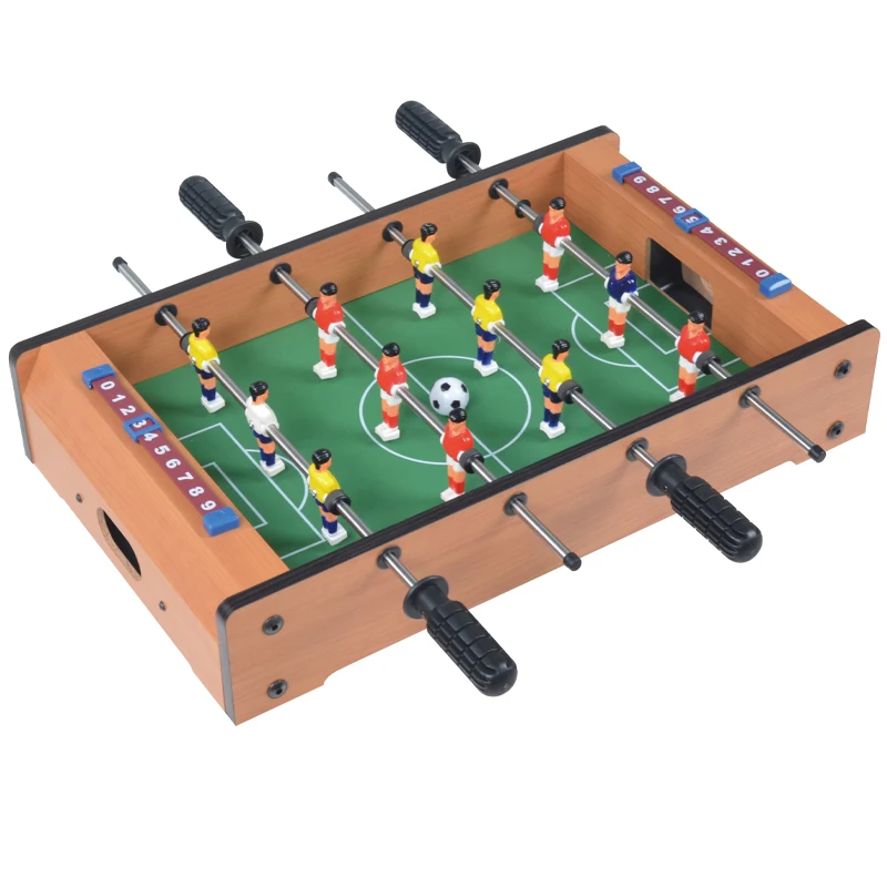 Mini juego de fútbol, mesa de juguete de 20 ", mesa deportiva de futbolín para niños y adultos, entretenimiento familiar para fiestas en interiores