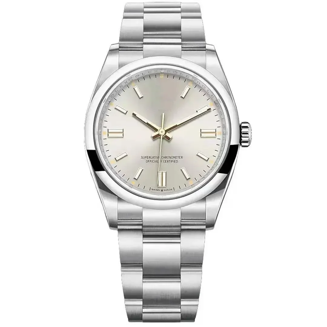 36MM/39mm Sapphire NH35 Mechanical WristWatch Sterile Oyster Strap 10Bar Luminous Sport Automatic Watch for Men