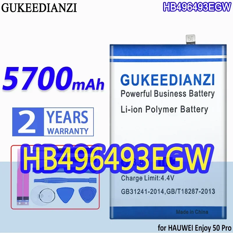 

Аккумулятор мобильного телефона емкостью 5700 мАч для Huawei Enjoy 50 Pro, CTR-AL00, 50Z, EVE-AL00