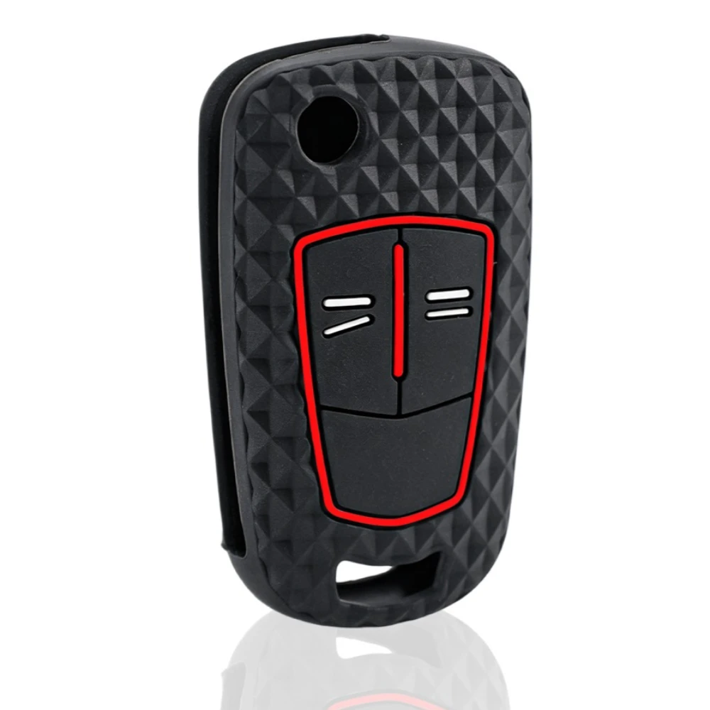 2BNT Silicone Car Remote Key Case Cap Cover Shell Fob for Opel Vauxhall Astra H Corsa D Vectra C Zafira Astra Vectra Signum