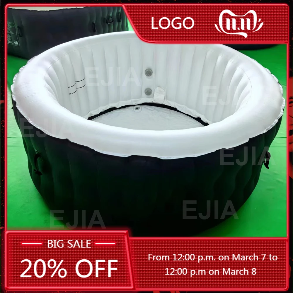 

STLF Factory Manufacture Inflatable Spa Pool Hot/Ice Tub 4-6 Persons Spa Tubs Inflatable Hot/Ice Tub Spa With Adult Recovery